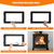 Stanbroil Stove Gasket Tape, 1" Width, 1/8" Thick 72" Length Self Adhesive Flat Gasket for Stoves and Fireplaces, High Temperature Fiberglass Gasket Tape