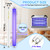 Qualirey 4 Pack 10W Bug Zapper Replacement Bulb T8 Light Tube for 20W Electronic Bug Zapper Compatible with Most 20W Mosquito Lamp