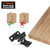 Ravinte 50 Pack 25 Pairs 1/2 inch Overlay Kitchen Cabinet Hinges Self Closing Door Kitchen Semi Wrap Around Hinge for Face Frame Cupboard Matte Black Face Mount Cabinet Hardware