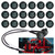 TMH 3/4 Inch Mount Smoked Lens RED LED Small Clearance Side LED Marker Lights Trailer Truck RV ATV Car Bus Van (Pack of 20)