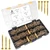 Bonost 450PCS #8#10 Wood Screws Assortment Kit-Torx Drive Flat Head Assorted Deck Screws Set, 7Sizes 1-4/7",2",2-3/8",1-1/6", Zinc Plated with Matching Bits for Exterior Decking, Furniture&Woodworking