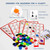 GrandSail Poker Keno Bingo Set: 12 Double-Sided Boards (12 Unique Layouts), 250 Chips, 1 Decks Waterproof Poker Cards. Family Casino Night Fun
