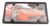 Premium Slim Style Stainless Steel License Plate Frame (4 Holes, Black UV Resistant Matte Finish)