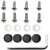 Premium Slim Style Stainless Steel License Plate Frame (4 Holes, Black UV Resistant Matte Finish)