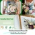 Volakk Floating Frame 16x20 Teak Wood Floating Picture Frames Double UV Glass Shadow Box Flower Press Picture Frame Large Dried Flower Frames Artwork Bouquet Wedding Memory Preserved Wedding Bouquet