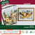 Volakk Floating Frame 16x20 Teak Wood Floating Picture Frames Double UV Glass Shadow Box Flower Press Picture Frame Large Dried Flower Frames Artwork Bouquet Wedding Memory Preserved Wedding Bouquet
