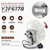 Upgraded 70CFM Bathroom Exhaust Fan Motor Replace 99080166 BP28 YJF6178 Bath Motor Fit for Br-oan Nu-Tone Nau-tilus 678 671 679 658 657 655 Vent Bath Fan Motor-60HZ 120V 1.1A CCW by Fetechmate