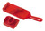 KUHN RIKON Adjustable Mandoline with Hand Guard, Red