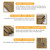 20PCS 1/8 inch Solid Round Brass Rod Lathe Bar Stock Kit for DIY Craft Tool, 3.2mm / 1/8 inch in Diameter 12 inch in Length