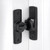 INIRET 2 Packs Black Barn Door Latches,90/180 Degree Gate Lock,Aluminum Alloy Right Angle Door Lock Latch,Flip Gate Latches Hardware,Door Security Sliding Door Lock fo Cabinets,Barn Door,Bathroom