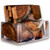 Avocrafts Wooden Coasters Set, Modern Epoxy Coasters with Holder, Cedar Wood Coaster, Full Set of 6 with Holder