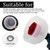 Hole Saw Dust Bowl,125mm Hole Saw Dust Collector Drill Dusts Cover Collector Scalable Rubber, for Installing Recessed Lights and Works with 1.57-4.92inch Holes Openers