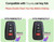 Tautrophen Key Fob Cover Fit for Toyota 2020-2022 Highlander Corolla Prius 2018-2024 RAV4 Camry Avalon C-HR GT86 Smart Key