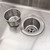 GZILA Kitchen Sink Drain Basket Only, 3-inch Basket for Kitchen Sink Strainer Replacement, Deep Cup Strainers with Handle, SUS 304 Stainless Steel
