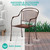 Wrought Iron Patio Furniture Feet Caps (32 Pack, Black) - 1.5" Round Plastic Outdoor Chair Leg Caps, Patio Furniture Replacement Feet