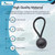 MARINE CITY Polyethylene Black Ball Bungee Cord - Versatile & Durable Bungee Cord Strap Telescoping Boat Ladder (3 Step)