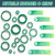 KEZE 595 Pcs Air Conditioning O Ring Kit,36 Size Seal Rubber O-Rings Assortment Set for Compressor Automotive A/C Plumbing Repair ID:3-22mm