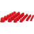 Speedway Motors Plastic AN Fitting Cap and Plug Kit, 144-Piece Set, Premium Red Plastic Seals Hoses and Blocks Out Dirt, Kit Contains Multiple AN Fitting Cap Sizes