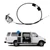 Replacement Door Upper Latch and Cable Assembly Compatible for Ford Econoline E150 E250 E350 Van 1992-2014 (1, Right Hinged Door(Left40% Upper)) AC2Z-15264A26-B AC2Z15264A26A