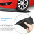 Jin&Bao Universal Garage Door Threshold Seal Strip 16FT Kit, Bottom Waterproof Rubber Weather Stripping Replacement（Black, 1 Adhesive）