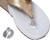 3 Pairs Clear Silicone Sandal Thong Protectors Toe Guards Cushions