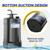 Acquaer 1/3 HP Automatic Submersible Water Pump, 115V Sump Pump with 3/4” Garden Hose Adapter, 2160 GPH High Flow Water Removal for Swimming Pool Cover Hot Tubs Flooded House Basement, Black