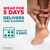 BAND-AID Brand Pro Heal 5 Day Protect, Hydrocolloid 100% Waterproof First Aid Blister Bandages for Advanced Healing, Extra Cushion for Blister Protection & Less Scarring Versus Uncovered Wound, 6 ct