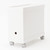 MUJI NCE51A3A Recycled Polypropylene File Box Standard Caster Attachment Lid White Gray for 5.9 inches (15 cm) Width