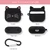 Mouzor Cute AirPods 3 Case (2021), Black Whisker Cat AirPods 3rd Generation (2021) Case Funny 3D Cartoon Animal Shockproof Soft Silicone Charging Cases Cover with Carabiner for Girls Women