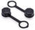 MEAJOO 2PCS Gas Can Vent Caps, Rear Vent Screw Caps for Replacement, Fit Most Fuel Diesel Kerosene Jugs (Black)