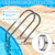 Otoolling 8 Pcs Pool Ladder Escutcheon Plates Stainless Steel Cover Plates for 1.9 Inground Pool Handrail Covers and Spa Ladder Tube