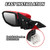 MOFOAP Driver Side View Mirror Compatible With 2016 2017 2018 2019 2020 2021 Honda Civic Coupe Sedan Hatchback,Mirror with Power Glass,Non-Heated,Manual Folding(Red)
