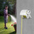 Garden Hose Reel Wall Mount,Stainless Steel Metal Hose Reel With Storage Platform, Heavy Duty Wall Mount Hose Reel,Store Up To 164-Feet Hose Holder For Outdoor Watering