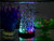 Gouccpu 4.92 inch 12 LEDs Fish Tank Light, Bubbler Stone, LED Aquarium Lights, Air Stone Disk, Submersible Fish Tank Aquarium Decorations Accessories, Underwater Round Small Bubbles Lamp for air Pump
