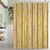 Ruelvth Bamboo Shower Curtain, Green and Yellow Nature Plant Shower Curtain for Bathroom Waterproof Botanical Bathroom Decor with Hooks, 72x72 Inch