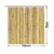 Ruelvth Bamboo Shower Curtain, Green and Yellow Nature Plant Shower Curtain for Bathroom Waterproof Botanical Bathroom Decor with Hooks, 72x72 Inch