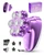 5-in-1 Electric Razors for Women, 7D Magnetic Heads Full Body Shaver, Waterproof Wet Dry Hair Remover with LED Display, Rechargeable Bikini Trimmer for Underarms, Face, Legs, Lips, Arms (Purple)