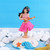 Pink Solar Powered Dancing Girl Swinging Hawaiian Girl Grass Skirt Swing Shaking Head Doll Car Dashboard Dancing Figure Solar Dancing Figurines Desktop Window Sun Catcher Car Dashboard Decor