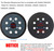5 inch 8 Hole Hook and Loop Replacement Sander Pad for DeWalt DW420, DW421, Dw423, DW426, D26451, D26453 Orbital Sander
