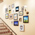 Picrit 8x8 Picture Frame Set of 12, Display 5x5 with Mat or 8 x 8 without Mat, Photo Frames for Wall Mounting or Table Top Display, White