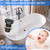 Fibetter Pop-up Drain for Freestanding Tub, Black Free Standing Bathtub Drain Stopper Fits Most Freestanding Tubs, CUPC Certification (Matte Black)