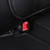 CAR PASS Waterproof Leather Back Seat Covers, Nappa PU Leather Rear Seat Bench Cushioned Breathable Back Row Protector Universal Fit for Car Sedan SUV Pickup Truck, Backseat Rear (Black)