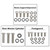 G-PLUS ATV Bolt Screw Kit Set 378 Piece Polished Stainless Iron