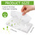 Mudder 16 Pieces Car Tissue Refills, Car Napkin Holder Refill Facial Auto Visor Travel Tissues, 3-ply 30 Sheets/pack, Soft and Smooth