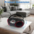 SINGING WOOD SBX030C Portable CD Player Boombox, Black with Red Rims