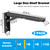 RedCall 24inch Floating Shelf Bracket,Garage Heavy Duty Folding Shelf Brackets,Wall Mounted Collapsible Shelf Bracket,Max Load 330lb,(Pack of 2, No Board)