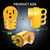 RVGUARD NEMA 6-50R Receptacle, 250 Volt 50 Amp Female Plug, 6-50R Welder Replacement Receptacle