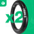 MOOVMOOV 20x4.0 Fat Tire Tube Schrader Straight Valve (x2) - Compatible with Fat Bike/Mountain Bike/Electric Bikes - 20x4 Inner Tube for Fat Tire Bike 20 Inch Tire 20 x 4.0