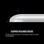 Superglide - Fastest and Smoothest Mouse Feet/Skates Made with Ultra Strong Flawless Glass Super Fast Smooth and Durable Sole for Endgame Gears XM1 RGB / XM1r [White]
