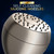 High Pressure Shower Head - Brushed Nickel - Powerful Deluxe Bathroom Showerhead with Strong Spray Stream and Small Silicone Nozzles - Universal Fit Works with High and Low Water Flow Showers-2.5 GPM